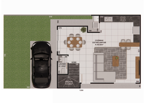 Planta Unidade 3 a 5 - A