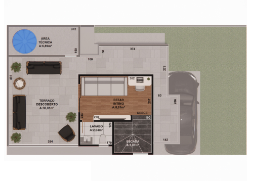 Planta Unidade 6 a 8 - C